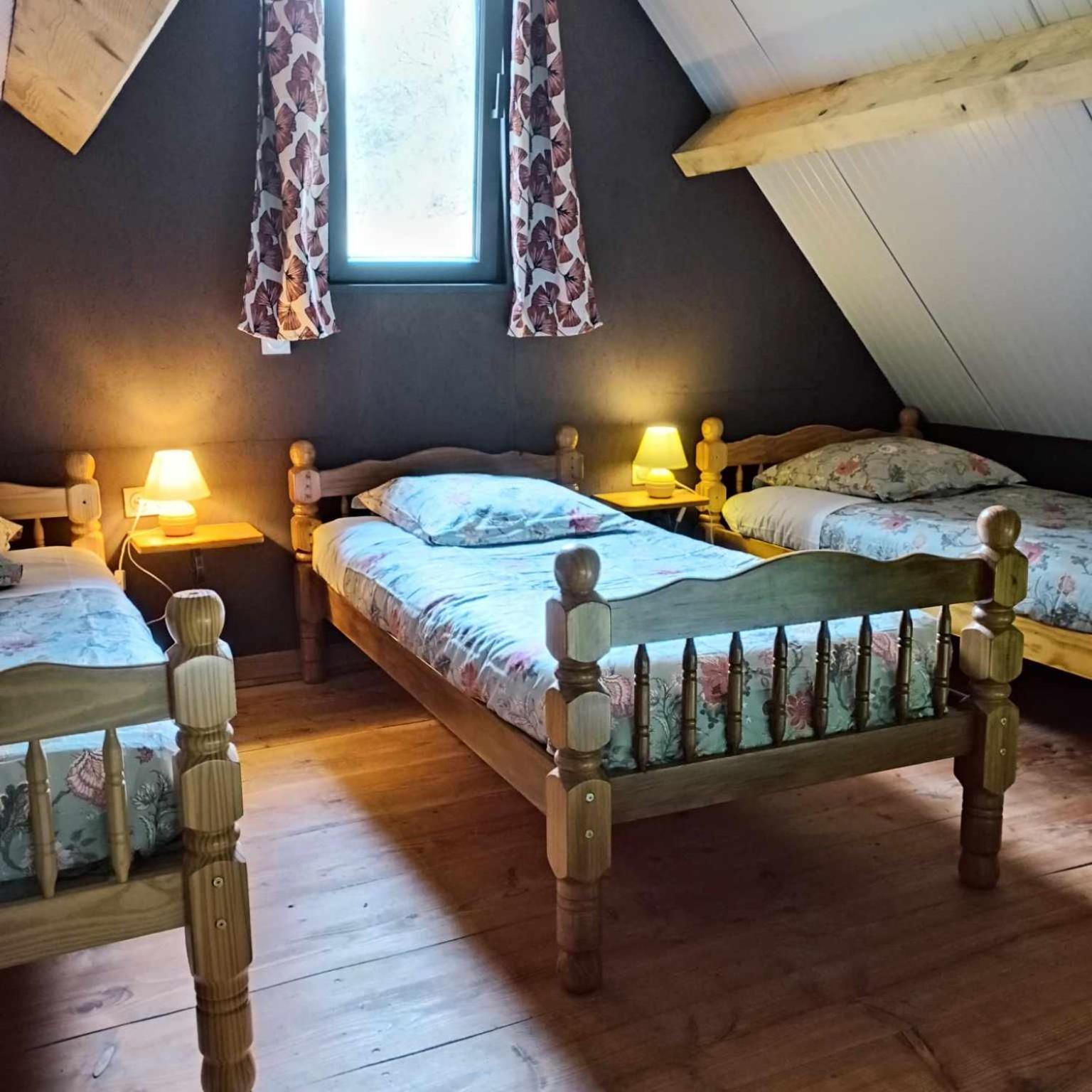 A La Cabane Des Bois Dessus Tiny Gite Alligny-en-Morvan Extérieur photo