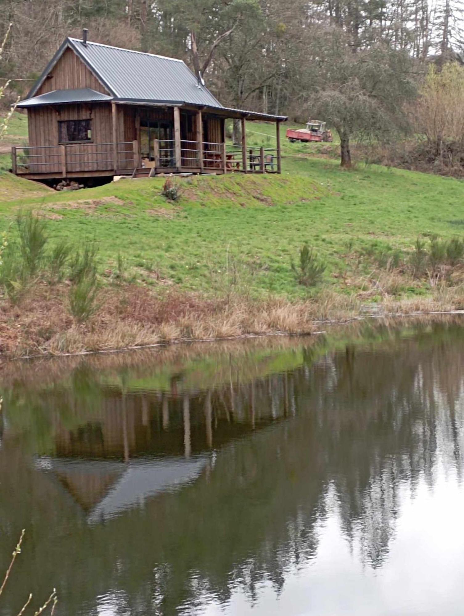 A La Cabane Des Bois Dessus Tiny Gite Alligny-en-Morvan Extérieur photo